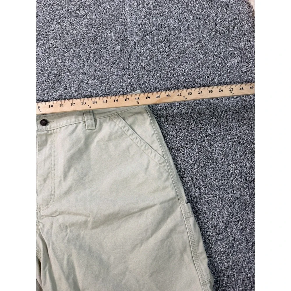 L.L. Bean Katahdin Iron Works Cargo Shorts Men's Size 38 Beige
